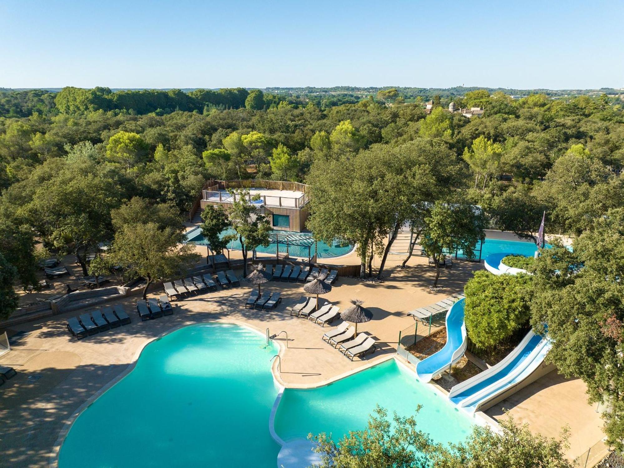 Camping Les Pres Du Roi Sommières Exterior foto